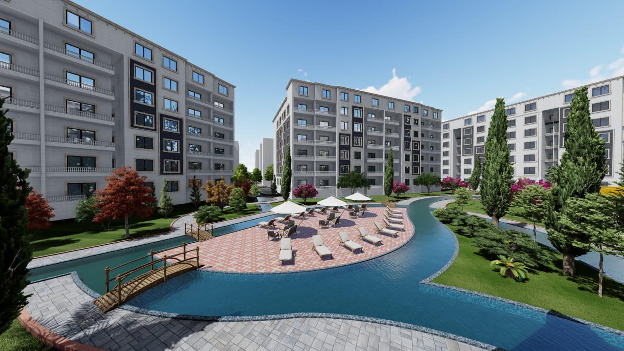 كمبوند جرين تاون حدائق اكتوبر تسلا العقارية - Green Town Compound | موقع  تسلا للتطوير العقاري